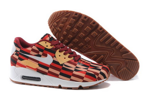 Nike Air Max 90 Roundel By London Underground Womenss Shoes Brown Wine Red Germany